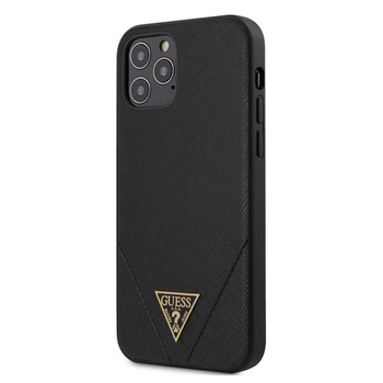 Guess Saffiano V - iPhone 12 Pro Max Case (black)