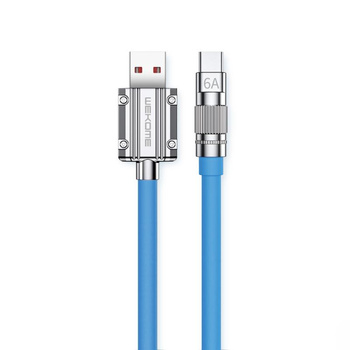 WEKOME WDC-186 Wingle Series - Připojovací kabel USB-A na USB-C pro rychlé nabíjení 1 m (modrý)