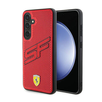 Ferrari Big SF perforált - Samsung Galaxy S24+ tok (piros)