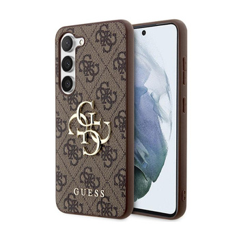 Guess 4G Big Metal Logo - Samsung Galaxy S23 FE Case (brown)