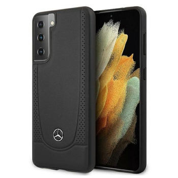 Mercedes Leather Urban Line - Samsung Galaxy S21 Case (black)