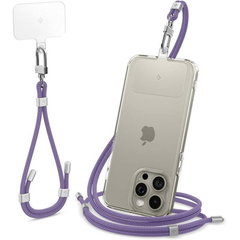 Spigen Universal Strap Set Crossbody & Wrist - Bandoulière + dragonne pour téléphone portable (Deep Purple)