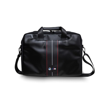 BMW Carbon Red Stripes - 16" Notebook Bag (black)