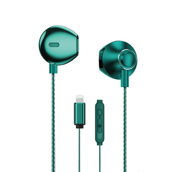 WEKOME YB08 Blackin Series - HiFi Lightning Wired Headphones (Green)