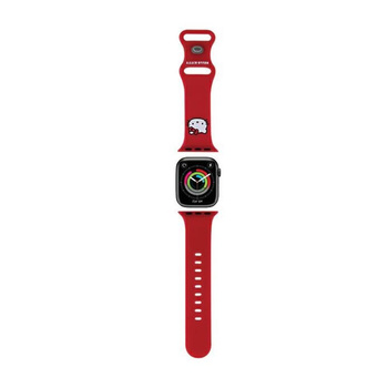 Hello Kitty Silicone Kitty Head - Strap for Apple Watch 38/40/41 mm (red)