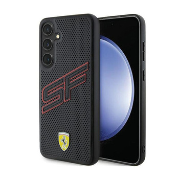 Ferrari Big SF Perforated - pouzdro pro Samsung Galaxy S24+ (černé)