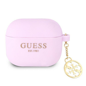 Guess 4G Charms Silikonhülle - AirPods 3 Hülle (Lila)