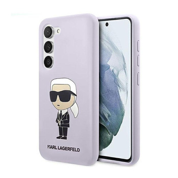 Karl Lagerfeld szilikon NFT Ikonik - Samsung Galaxy S23 tok (lila)