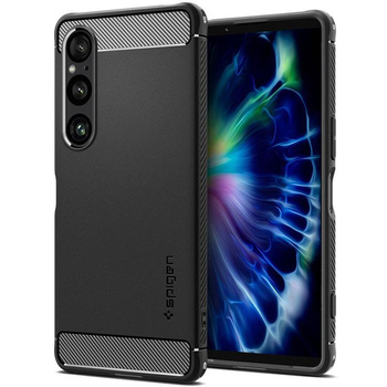 Spigen Rugged Armor - pouzdro pro Sony Xperia 1 VI (matně černé)