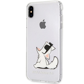 Karl Lagerfeld Choupette Fun-Sonnenbrille - iPhone Xs Max Hülle (Transparent)