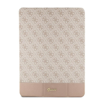 Pouzdro Guess 4G Stripe Allover - iPad 10,9" (2022) (růžové)