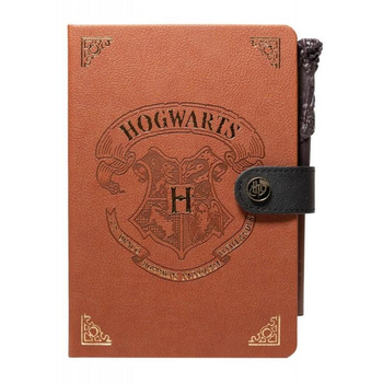 Harry Potter - Bloc-notes / carnet de notes A5 avec stylo en forme de baguette magique