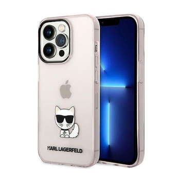 Karl Lagerfeld Choupette Body - Etui iPhone 14 Pro (różowy)