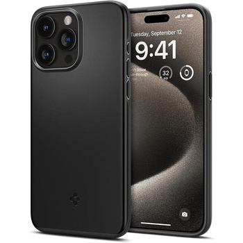 Spigen Thin Fit - Gehäuse für iPhone 15 Pro Max (Schwarz)