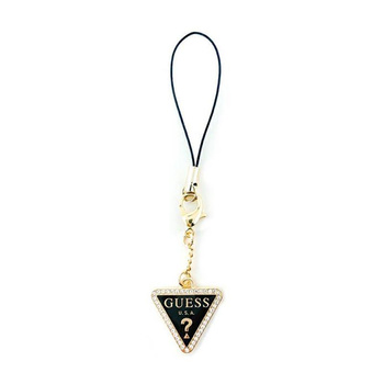 Guess Phone Strap Triangle Diamond Charm mit Strasssteinen - Handy-Anhänger