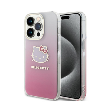 Hello Kitty IML Gradient Electrop Kitty Head - iPhone 13 Pro Max Hülle (rosa)