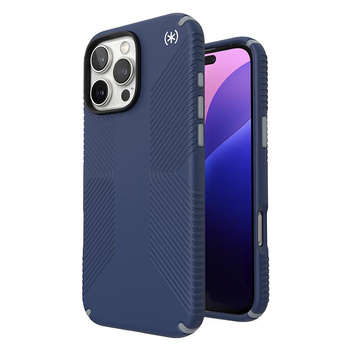 Speck Presidio2 Grip - iPhone 16 Pro Max Case (Coastal Blue / Dust Grey / White)