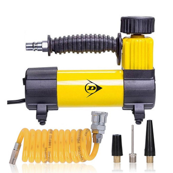 Dunlop - Compresseur 12 V 100 Psi, tuyau et buse