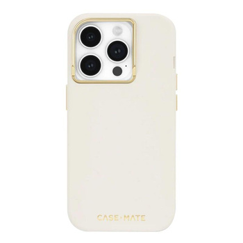 Case-Mate Silicone MagSafe - étui pour iPhone 15 Pro (Beige)