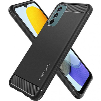 Spigen Rugged Armor - Gehäuse für Samsung Galaxy M23 5G (Schwarz)