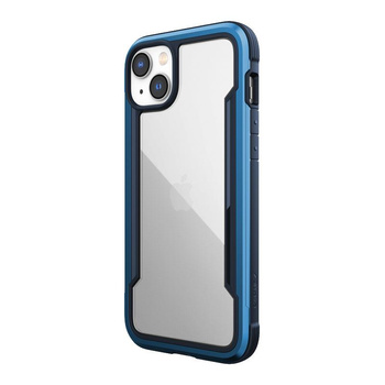 X-Doria Raptic Shield - hliníkové pouzdro pro iPhone 14 Plus (testováno při pádu z výšky 3 m) (Marine Blue)