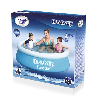 Bestway - Piscine de jardin 183x51 cm