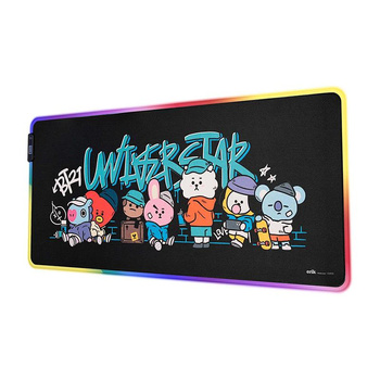 BT21 - Mata gamingowa / na biurko LED XXL (90 x 40 cm)