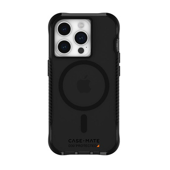 Case-Mate Tough Grip Plus D3O MagSafe - Etui iPhone 15 Pro (Smoke/Black)