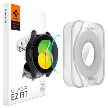 Spigen GLAS.TR EZ FIT - Edzett üveg Samsung Galaxy Watch 4 / 5 44 mm-es órához (2 db)