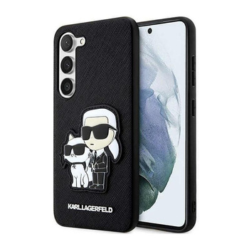 Karl Lagerfeld NFT Saffiano Karl & Choupette - Samsung Galaxy S23+ tok (fekete)