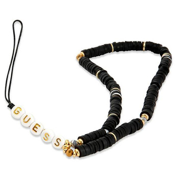 Guess Phone Strap Heishi Beads – Zawieszka do telefonu (Black)