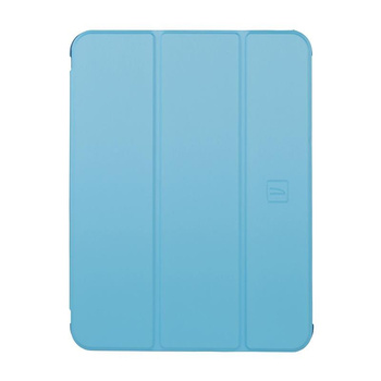 Tucano Satin Case - Tasche für iPad 10.9" (2022) mit Magnet & Standfuß mit Apple Pencil Halter (blau)