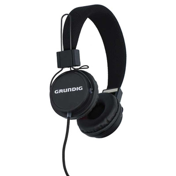 Grundig - Słuchawki nauszne neon (czarny)