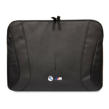 BMW Carbon&Perforated - Sacoche pour ordinateur portable 16" (noir)