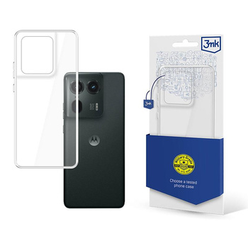 3mk Clear Case - Etui pour Motorola Edge 50 Ultra (Transparent)