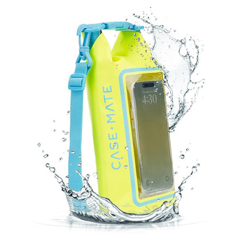 Case-Mate Waterproof Mini Phone Bucket Dry Bag - Wodoodporna torebka z kieszenią na telefon do 7” (Citrus Splash)