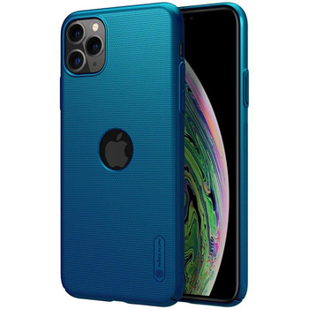 Nillkin Super Frosted Shield - Pouzdro pro Apple iPhone 11 Pro Max s výřezem pro logo (modré)