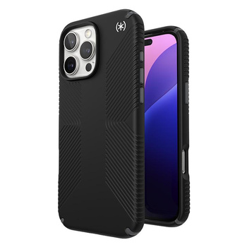 Speck Presidio2 Grip - iPhone 16 Pro Max Case (Black / Slate Grey / White)