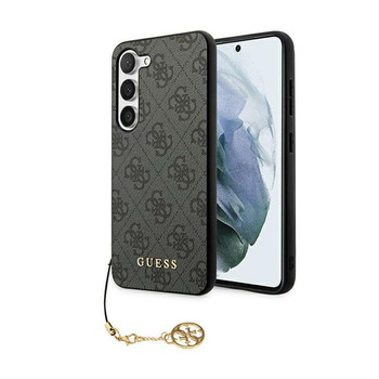 Kolekce Guess 4G Charms - pouzdro pro Samsung Galaxy S24 (černé)