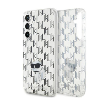 Karl Lagerfeld Monogramm Choupette - Samsung Galaxy S23 FE Hülle (Transparent)