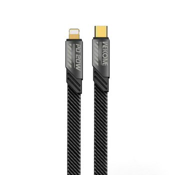 WEKOME WDC-191 Mecha Series - propojovací kabel USB-C na Lightning PD 20W 1 m (lesklý)