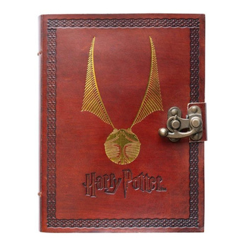 Harry Potter - Kožený zápisník 13,5x18 cm (hnědý)