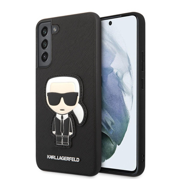 Karl Lagerfeld Saffiano Ikonik Patch - Etui Samsung Galaxy S22+ (czarny)