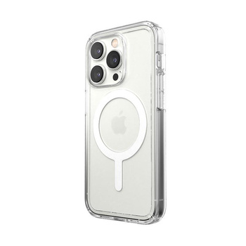 Speck Gemshell + MagSafe - Coque pour iPhone 14 Pro avec MICROBAN half (Clair)