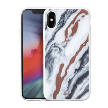 Laut MINERAL GLASS - pouzdro pro iPhone Xs Max (minerální bílá)