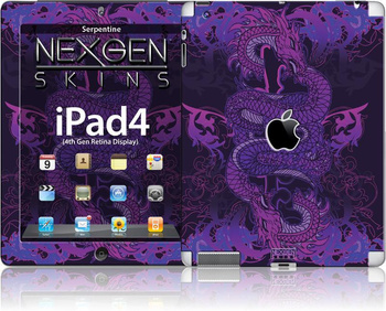 Nexgen Skins - sada skinů pro iPad 2/3/4 s 3D efektem (Serpentine 3D)