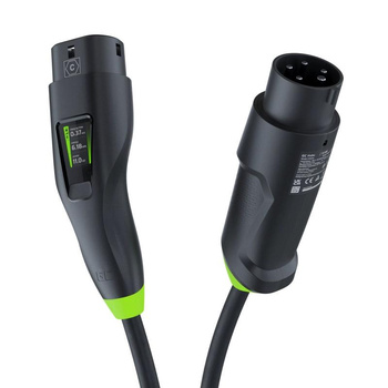 Green Cell - GC Habu EV 11 kW 7 m Type 2 CEE chargeur mobile pour la recharge des VE PHEV 2in1 Wallbox avec GC app