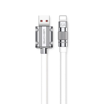 WEKOME WDC-186 Wingle Series - Kabel pro rychlé nabíjení z USB-A na Lightning 1 m (bílý)