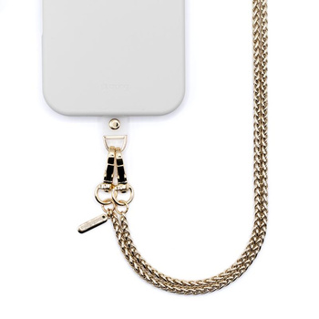 Crong Phone Crossbody - Smycz zawieszka do telefonu (Gold Link)