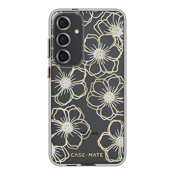 Case-Mate Floral Gems - pouzdro pro Samsung Galaxy S24+ (zlaté)